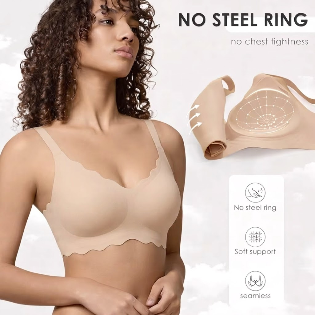 Sutiã Sem Costura Sem Fio com  - Bralette Wireless Soft avaliação e preço