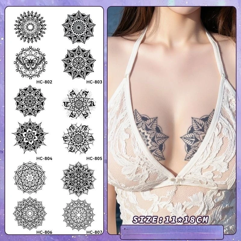 Tatuagens temporárias de suco  - Nipple Cover Pasties avaliação e preço